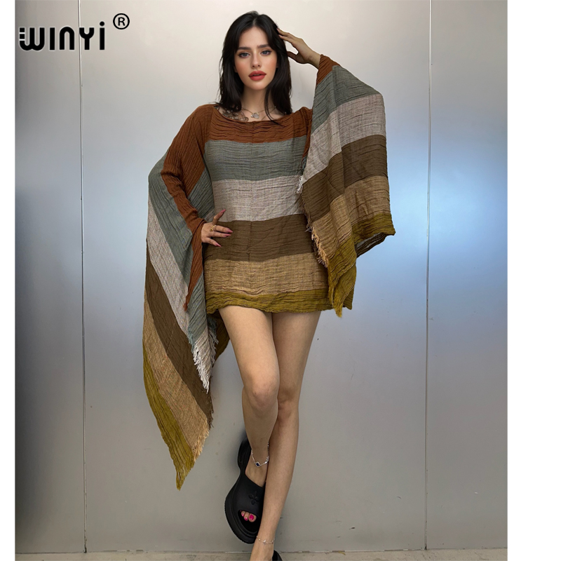 Cover Up Kaftan - WINYI Evening dress Beachwear sexy dress