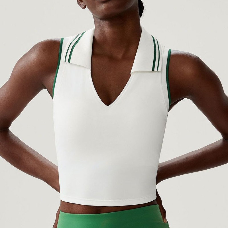 Crop Top Crochet - Women Fitness Yoga Top Sleeveless Slim