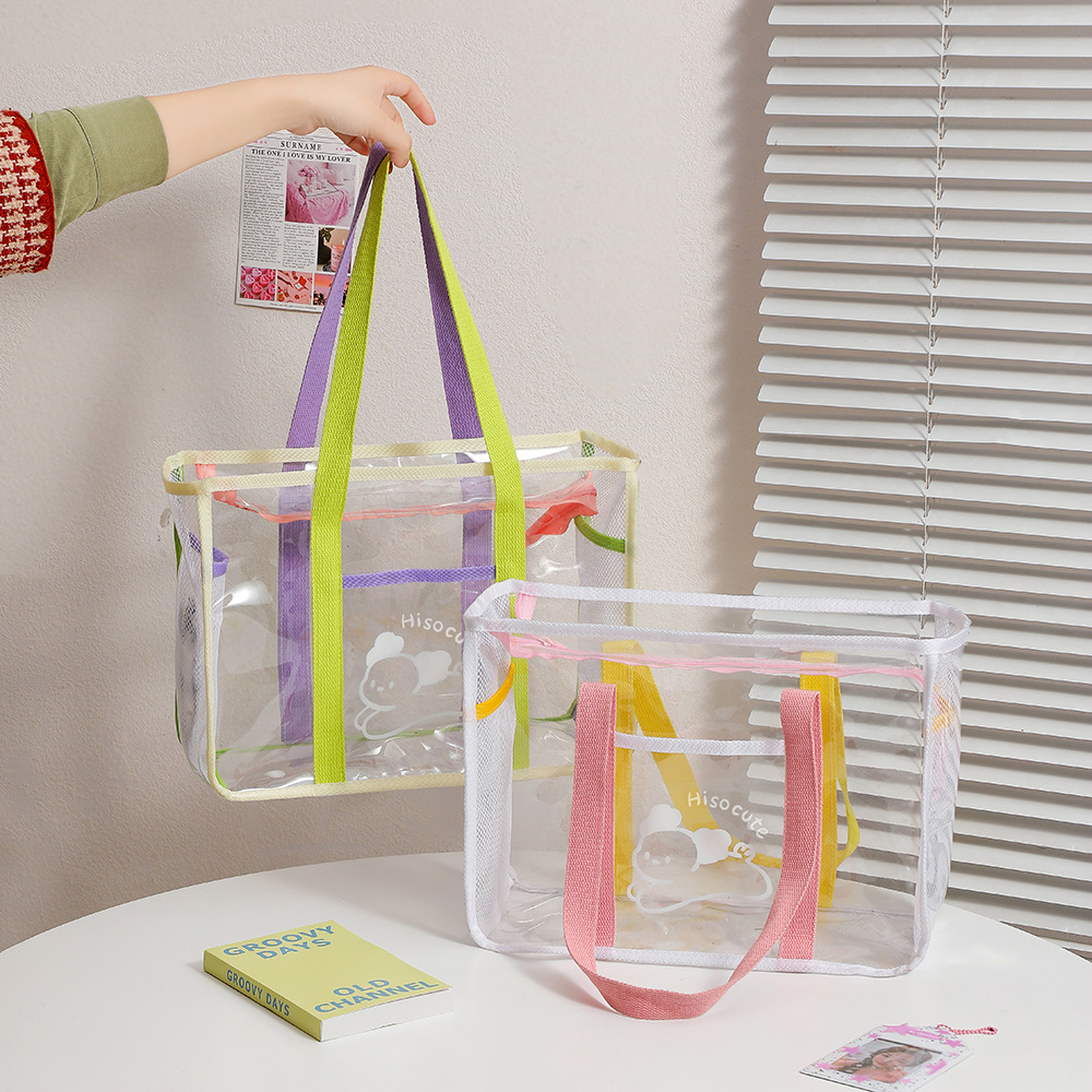 New Transparent Jelly PVC Hand - Tote Bag Beach review and price