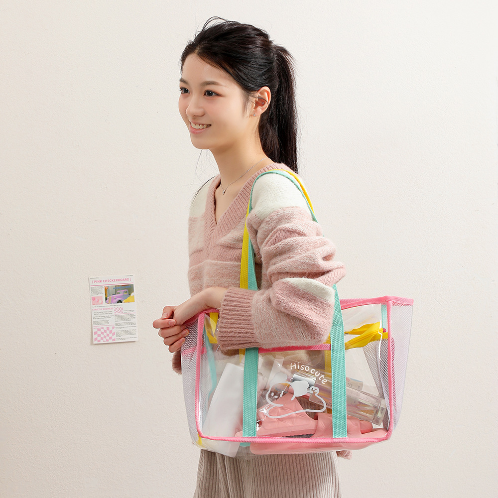 New Transparent Jelly PVC Hand - Tote Bag Beach review and price