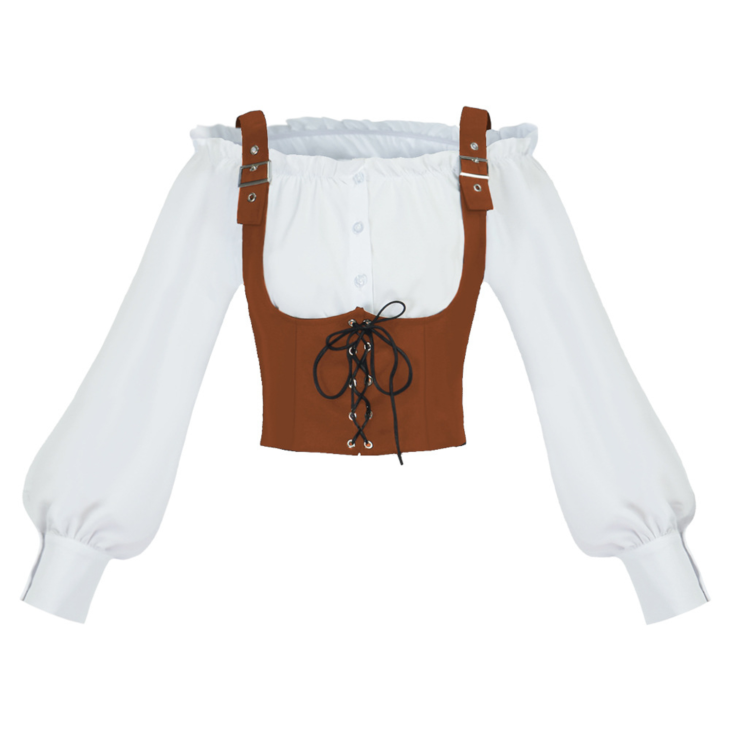 Renaissance 2 Piece Costume Se - Blouse Off Shoulder review and price